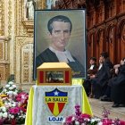 Cientos de estudiantes acudieron a los actos realizados la semana pasada con las reliquias del Santo Hermano Miguel.