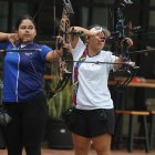 Blanca en una de las últimas competencias, donde incluso impuso récord nacional.