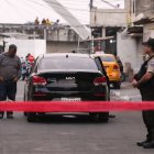 Jorge Bajaña viajaba en este carro cuando fue asesinado.