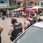 En el sitio del ataque, agentes de Criminalística recogieron cinco casquillos calibre 9 mm.