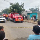 La emergencia se produjo en el barrio Jaime Roldós del cantón La Libertad la mañana de este martes