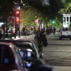 Este uniformado se encargó de la desactivación  del supuesto explosivo.