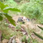 Los cuatro cuerpos estaban en una quebrada.