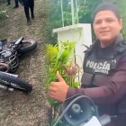 El cadáver del cabo José Muñiz quedó sobre el pavimento.