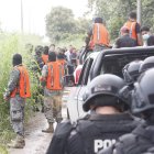 RECONSTRUCCION DE LOS HECHOS EN EL CASO DE LAS MALVINAS COMENZO EN EL PUNTO A EN LAS AVENIDAS 25 DE JULIO Y ERNESTO ALBAN Y CULMINO EN EL PUNTO B EN LA PARROQUIA TAURA. EL PERITAJE DURO TODA LA NOCHE Y PARTICIPARON FISCALIA, POLICIA, MILITARES, FAMILIARES DE LAS VICTIMAS, LOS UNIFORMADOS INVOLUCRADOS Y ABOGADOS DE AMABAS PARTES. 2025-03-17 PERIODISTA MILKA FRANCO FOTOGRAFO CHRISTIAN VINUEZA AG-PERIODISTA AG-GRANASA AG-EXTRA