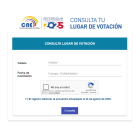 Consulta aquí tu lugar de votación con el CNE para el Referéndum y Consulta Popular 2025.