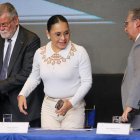 Diana Atamaint, presidenta del CNE.