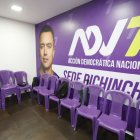 os simpatizantes de ADN abandonaron la sede del movimiento en Quito, luego de conocerse que el "No" tomaba ventaja en lo resultados preliminares de la consulta popular.