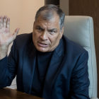 Rafael Correa respondió con un duro mensaje en X tras el encuentro entre las autoridades provinciales.