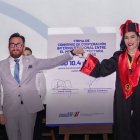 El viceministro Paolo Carpio y la prefecta Roberta Zambrano suscriben el acuerdo que impulsará el desarrollo de Tachina.