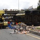 El 30 de octubre hubo un fuerte accidente en la Ruta Viva, donde perecieron tres personas.