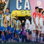 Los jugadores de Estudiantes de la Plata le dieron la espalda a sus colegas de Rosario en el pasillo 'homenaje' al campeón.