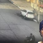 Una cámara grabó el ataque de los sicarios. La víctima Kimberly Espinar García.