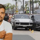 Bryan Soria Álava conducía este vehículo cuando fue atacado a tiros. La Policía llegó al lugar para levantar indicios y recabar evidencia.