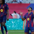 Ronald Araujo (d) es una de las cabezas del equipo azulgrana.