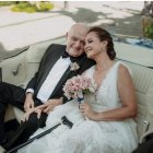 Marcela Aguiñaga publicó fotos tras la muerte de su padre.