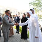 El presidente Daniel Noboa, en inauguración de la embajada en Dubái.