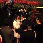 La vicepresidenta de la República, María José Pinto, asistió a la Sesión Solemne.