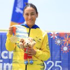 La abanderada del Team Ecuador, Gaby Vargas, sumó el oro # 40.