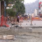 La calle Rumichaca, en su totalidad, fue intervenida por el Municipio de Guayaquil. Ahora será de hormigón.