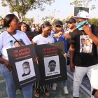 Las familias y allegados realizaron una jornada de conmemoración al cumplirse un año de la desaparición de los menores.