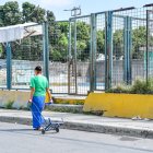 Escena del crimen en la cooperativa Guerreros del Fortín, donde un hombre fue asesinado a tiros en la noche del 10 de diciembre.