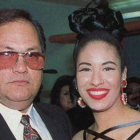 Abraham Quintanilla con su hija, la recordada cantante Selena
