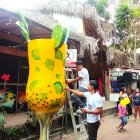 La copa fue diseñada especialmente para la preparación del coctel.