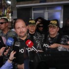 El ministro Reimberg habló sobre el operativo en el centro de Guayaquil.