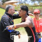 Iván Sciacca junto a David Farinango en los últimos Juegos Bolivarianos en Perú.