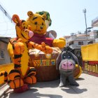 Estos monigotes de Winnie Pooh se pueden observar este 2025 en el suburbio de Guayaquil.