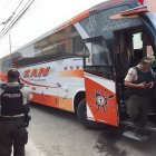 En esta unidad de la cooperativa de buses SAN, la tarde del pasado sábado ocurrió un doble crimen.