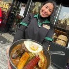 El restaurante llamado Kusa, lo abrió en junio del año pasado junto a su pareja y padre de su único hijo.