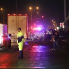 Así lucían los exteriores de la Penitenciaría tras la alerta. Hubo que cerrar la vía temporalmente.