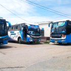 Los buses de la cooperativa de transporte Horizonte Peninsular no salieron a laborar ante amenazas de extorsión