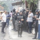 La zona fue acordonada por agentes policiales, para recabar indicios.