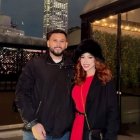 Wendy Landa y su novio, Eduardo Freire, durante un viaje a Estados Unidos en 2025.