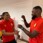 Montero y Achilier se vieron en México por un partido de leyendas.