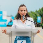 Marcela Aguiñaga habló sobre los alcaldes de Daule, Samborondón y Guayaquil.