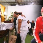 os restos de Juan Gregorio Garcés fueron velados primero en la casa de sus tíos y luego trasladados al camposanto Jardines de Esperanza.