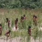Imagen de la tribu en el Amazonas.
