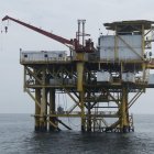 Plataforma marina de extracción de gas offshore que opera la petrolera estatal ecuatoriana EP Petroecuador.