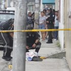 La zona fue acordonada, para facilitar las labores policiales.