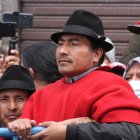 Leonidas Iza es un dirigente indígena e ingeniero ambiental ecuatoriano.