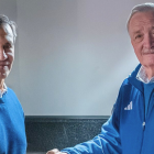 Fabián Bustos a Millonarios: imagen compartida por el club con el acuerdo con la directiva.