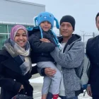 Liam Conejo Ramos, de cinco años, y su padre, Adrián Alexander Conejo Arias