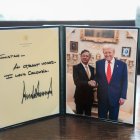 Fotografía de Donald Trump y Gustavo Petro compartida en redes sociales por parte del presidente colombiano.