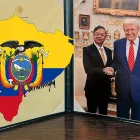 Donald Trump y Gustavo Petro hablaron de Ecuador en su reunión en la Casa Blanca.