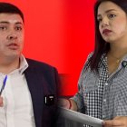 Juan Cisneros, abogado de la doctora Nancy Álvarez, y Dennise Díaz, quien denunció a la médica tras el tratamiento cosmetológico.