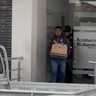 Fiscalía allanó el Cuerpo de Bomberos de Riobamba.